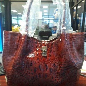 Medium Asher Melbourne Embossed Leather Tote